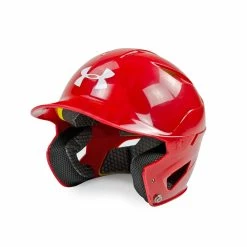 Under Armour Pro Fitted Adult Batters Helmet - RED