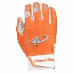 Lizard Skin Komodo V2 Batting Gloves - Orange - 2 Extra Large