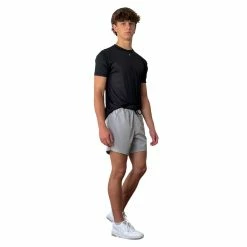 BRUCE BOLT 5" SHORT W/ LINER - GREY -APPAREL Sales Store bruce bolt 5 short grey bruce bolt 493830