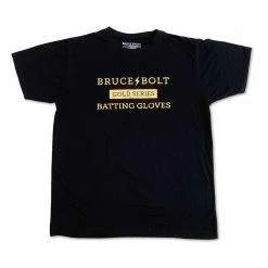BRUCE BOLT "GOLD SERIES" Tshirt - BLACK And GOLD -APPAREL Sales Store bruce bolt gold series tshirt black and gold t shirt bruce bolt 117275