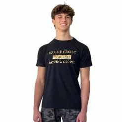 BRUCE BOLT "GOLD SERIES" Tshirt - BLACK And GOLD