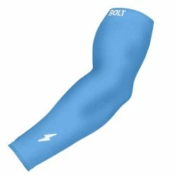 BRUCE BOLT Graduated Compression Premium Arm Sleeve - BABY BLUE