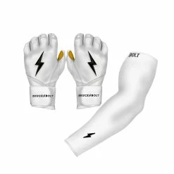 BRUCE BOLT Graduated Compression Premium Arm Sleeve - WHITE -APPAREL Sales Store bruce bolt graduated compression premium arm sleeve white brucebolt 156962