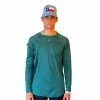 BRUCE BOLT Long Sleeve Performance T-Shirt With Reflective Bolt- GREEN -APPAREL Sales Store bruce bolt long sleeve performance t shirt with reflective bolt green bruce bolt 659131