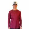 BRUCE BOLT Long Sleeve Performance T-Shirt With Reflective Bolt- MAROON 2 BRUCE BOLT Long Sleeve Performance T-Shirt With Reflective Bolt- MAROON -APPAREL Sales Store bruce bolt long sleeve performance t shirt with reflective bolt maroon bruce bolt 834924