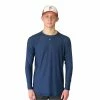 BRUCE BOLT Long Sleeve Performance T-Shirt With Reflective Bolt- NAVY -APPAREL Sales Store bruce bolt long sleeve performance t shirt with reflective bolt navy bruce bolt 346082