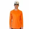 BRUCE BOLT Long Sleeve Performance T-Shirt With Reflective Bolt- ORANGE -APPAREL Sales Store bruce bolt long sleeve performance t shirt with reflective bolt orange bruce bolt 694590