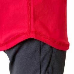 BRUCE BOLT Long Sleeve Performance T-Shirt With Reflective Bolt- RED -APPAREL Sales Store bruce bolt long sleeve performance t shirt with reflective bolt red bruce bolt 870410