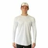 BRUCE BOLT Long Sleeve Performance T-Shirt With Reflective Bolt- WHITE -APPAREL Sales Store bruce bolt long sleeve performance t shirt with reflective bolt white bruce bolt 983998