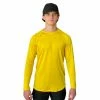 BRUCE BOLT Long Sleeve Performance T-Shirt With Reflective Bolt- YELLOW -APPAREL Sales Store bruce bolt long sleeve performance t shirt with reflective bolt yellow bruce bolt 434697