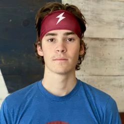BRUCE BOLT Performance Headband - MAROON -APPAREL Sales Store bruce bolt performance headband maroon bruce bolt 753153