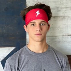 BRUCE BOLT Performance Headband - RED -APPAREL Sales Store bruce bolt performance headband red bruce bolt 362762