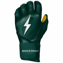 Bruce Bolt PREMIUM PRO Long Cuff Batting Gloves | GREEN 14 Bruce Bolt PREMIUM PRO Long Cuff Batting Gloves | GREEN -APPAREL Sales Store bruce bolt premium pro long cuff batting gloves with storage bag green brucebolt 765346