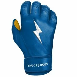 Bruce Bolt PREMIUM PRO Short Cuff Batting Gloves | ROYAL -APPAREL Sales Store bruce bolt premium pro short cuff batting gloves with storage bag royal brucebolt 688107