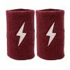 BRUCE BOLT Premium Pro Wrist Bands - MAROON -APPAREL Sales Store bruce bolt premium pro wrist bands maroon wrist bands bruce bolt 604976
