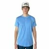 BRUCE BOLT Short Sleeve Performance T-Shirt With Reflective Bolt- BABY BLUE -APPAREL Sales Store bruce bolt short sleeve performance t shirt with reflective bolt baby blue bruce bolt 377651