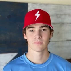 BRUCE BOLT Pro 1945 "SMRTFIT" Wool Twill Hat - RED -APPAREL Sales Store bruce bolt stretch fit 585 richardson wool twill hat red hats brucebolt 758489