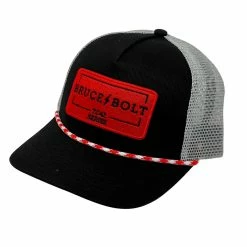 BRUCE BOLT "TC42 Series" Patch 5-Panel Snapback Mesh Trucker Hat