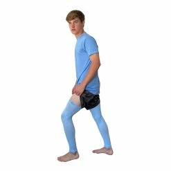 BRUCE BOLT Xtra Long Compression Leg Sleeves (pair) - BABY BLUE -APPAREL Sales Store bruce bolt xtra long compression leg sleeve baby blue bruce bolt 500666