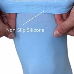 BRUCE BOLT Xtra Long Compression Leg Sleeves (pair) - BABY BLUE -APPAREL Sales Store bruce bolt xtra long compression leg sleeve baby blue bruce bolt 680378