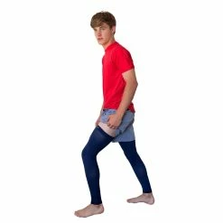 BRUCE BOLT Xtra Long Compression Leg Sleeves (pair) - NAVY -APPAREL Sales Store bruce bolt xtra long compression leg sleeve navy bruce bolt 587108