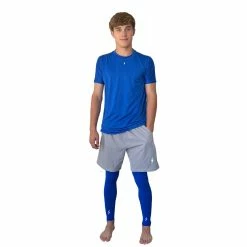 BRUCE BOLT Xtra Long Compression Leg Sleeves (pair) - ROYAL -APPAREL Sales Store bruce bolt xtra long compression leg sleeve royal bruce bolt 675580