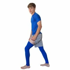 BRUCE BOLT Xtra Long Compression Leg Sleeves (pair) - ROYAL -APPAREL Sales Store bruce bolt xtra long compression leg sleeve royal bruce bolt 974762