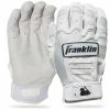 Franklin CFX Pro Batting Gloves - Medium - White 2 Franklin CFX Pro Batting Gloves - Medium - White -APPAREL Sales Store cfx pro chrome 20591fx front back 3