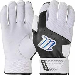 Marucci Crest Batting Gloves - Youth Medium - Black