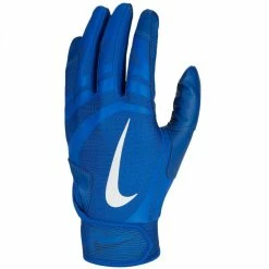 Nike Huarache Edge Batting Gloves - Youth Large - Royal / White