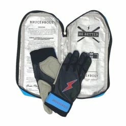 Bruce Bolt PREMIUM PRO BRINSON Series Long Cuff Batting Gloves | BLACK -APPAREL Sales Store premium pro brinson series long cuff batting gloves black gloves brucebolt 533195