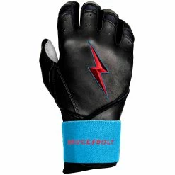 Bruce Bolt PREMIUM PRO BRINSON Series Long Cuff Batting Gloves | BLACK -APPAREL Sales Store premium pro brinson series long cuff batting gloves black gloves brucebolt 571494