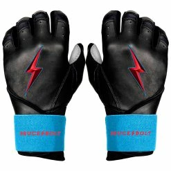 Bruce Bolt PREMIUM PRO BRINSON Series Long Cuff Batting Gloves | BLACK