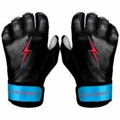 Bruce Bolt PREMIUM PRO BRINSON Series Short Cuff Batting Gloves | BLACK