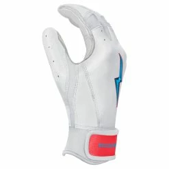 Bruce Bolt PREMIUM PRO BRINSON Series Short Cuff Batting Gloves | WHITE -APPAREL Sales Store premium pro brinson series short cuff batting gloves white gloves brucebolt 825802