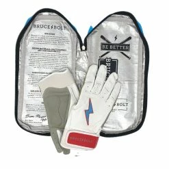 Bruce Bolt PREMIUM PRO BRINSON Series Short Cuff Batting Gloves | WHITE -APPAREL Sales Store premium pro brinson series short cuff batting gloves white gloves brucebolt 863284