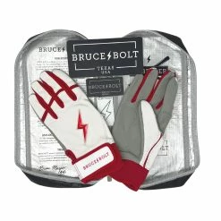 Bruce Bolt PREMIUM PRO BADER Series - Short Cuff Batting Gloves | WHITE -APPAREL Sales Store premium pro chrome series short cuff batting gloves red gloves brucebolt 256672