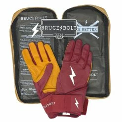 Bruce Bolt PREMIUM PRO Long Cuff Batting Gloves | MAROON 14 Bruce Bolt PREMIUM PRO Long Cuff Batting Gloves | MAROON -APPAREL Sales Store premium pro long cuff batting gloves maroon brucebolt 551411