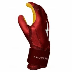 Bruce Bolt PREMIUM PRO Long Cuff Batting Gloves | MAROON 13 Bruce Bolt PREMIUM PRO Long Cuff Batting Gloves | MAROON -APPAREL Sales Store premium pro long cuff batting gloves maroon brucebolt 551759