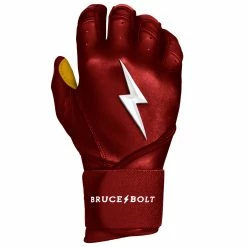 Bruce Bolt PREMIUM PRO Long Cuff Batting Gloves | MAROON 17 Bruce Bolt PREMIUM PRO Long Cuff Batting Gloves | MAROON -APPAREL Sales Store premium pro long cuff batting gloves maroon brucebolt 626068