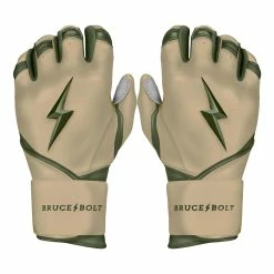 Bruce Bolt PREMIUM PRO MILITARY Series Long Cuff Batting Gloves