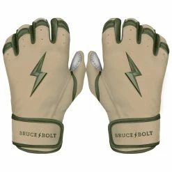 Bruce Bolt PREMIUM PRO MILITARY Series Short Cuff Batting Gloves