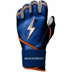 Bruce Bolt PREMIUM PRO NIMMO Series Long Cuff Batting Gloves | METS BLUE -APPAREL Sales Store premium pro nimmo series long cuff batting gloves blue gloves brucebolt 261498