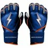 Bruce Bolt PREMIUM PRO NIMMO Series Long Cuff Batting Gloves | METS BLUE -APPAREL Sales Store premium pro nimmo series long cuff batting gloves blue gloves brucebolt 692298