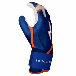 Bruce Bolt PREMIUM PRO NIMMO Series Long Cuff Batting Gloves | METS BLUE -APPAREL Sales Store premium pro nimmo series long cuff batting gloves blue gloves brucebolt 716185