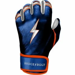 Bruce Bolt PREMIUM PRO NIMMO Series Short Cuff Batting Gloves | METS BLUE -APPAREL Sales Store premium pro nimmo series short cuff batting gloves blue gloves brucebolt 759915