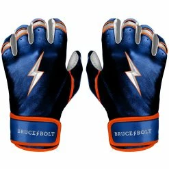 Bruce Bolt PREMIUM PRO NIMMO Series Short Cuff Batting Gloves | METS BLUE