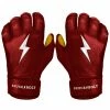 Bruce Bolt PREMIUM PRO Short Cuff Batting Gloves | MAROON -APPAREL Sales Store premium pro short cuff batting gloves maroon brucebolt 213512