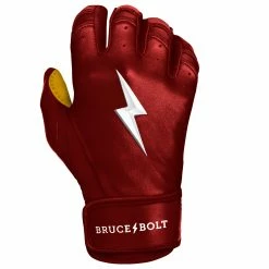 Bruce Bolt PREMIUM PRO Short Cuff Batting Gloves | MAROON 17 Bruce Bolt PREMIUM PRO Short Cuff Batting Gloves | MAROON -APPAREL Sales Store premium pro short cuff batting gloves maroon brucebolt 866178