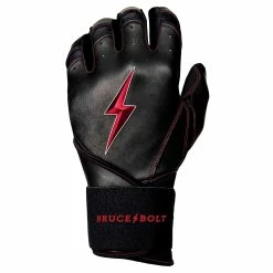 Bruce Bolt PREMIUM PRO TC42 Series Long Cuff Batting Gloves | BLACK -APPAREL Sales Store premium pro tc42 series long cuff batting gloves black gloves brucebolt 296668